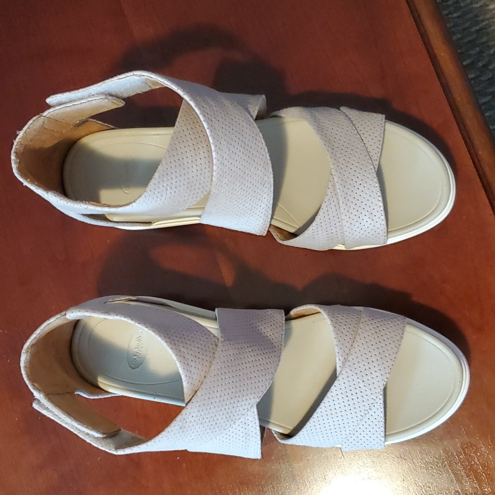 Dr Scholls velcro sandals size 8